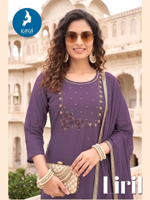 Kaya liril 3pcs wholesale kurtis in surat online